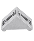 Built Tough Aluminum Alloy L Shaped Corner Brackets Set Right Angle Furniture Fasteners 10 Pcs Heavy Duty Mounting Supports