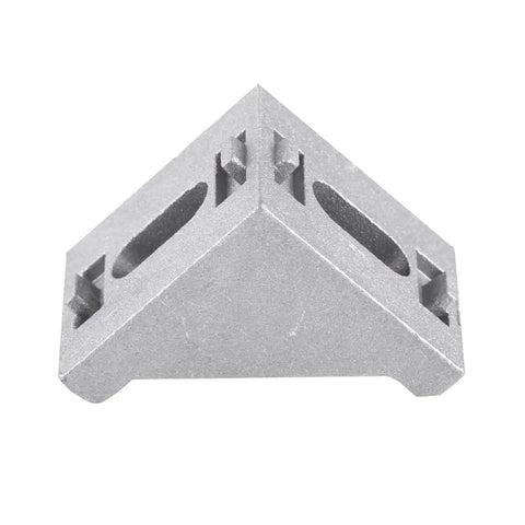 Built Tough Aluminum Alloy L Shaped Corner Brackets Set Right Angle Furniture Fasteners 10 Pcs Heavy Duty Mounting Supports