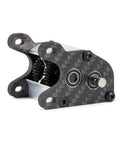 Ultralight Dual Motor Transmission with Dig Overdrive Gearbox and Slipper Pad for 1/10 RC Crawlers, carbon fiber motor plate