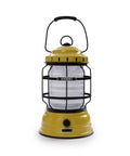 Dusty Yellow Forest Lantern Vintage Rechargeable Led Lantern With Adjustable Brightness Battery Operated Camping Light