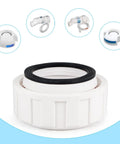 2 Inch Pump Union Replacement Kit For Hayward Salt Chlorine Generators Slip Spa GLX Cell Union Compatible close-up view