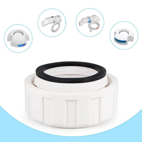 2 Inch Pump Union Replacement Kit For Hayward Salt Chlorine Generators Slip Spa GLX Cell Union Compatible close-up view