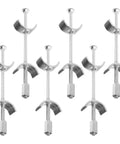 6 Piece Countertop Joiner Connectors Set With Thread Bolts For Butcher Block Tabletop And Benchtop Furniture Assembly Easy Drawbolt Design
