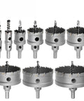 Ultimate 22.5mm TCT Hole Saw Drill Bit Kit Made Of Tough Alloy Carbide And Cobalt Steel For Effortless Drilling Through Stainless Steel Plate Iron And Tough Metal Cutting Jobs Like A Pro This Heavy Duty Opener Makes Quick Work Of Any Hard Material You.