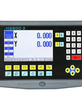 Pro Grade Precision Linear Scale Encoder for Lathe and Milling Machines Multilingual 2 Axis Digital Readout DRO With Big LCD Display
