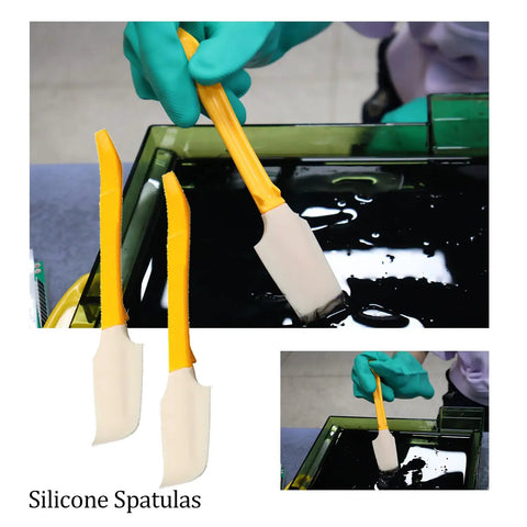 14 Piece 3D Printer Cleaning Kit With Slick Resin Scrapers And Flexible Silicone Spatulas For No Sweat Cleanup And Straight Up Premium Care Gear For Your Rig