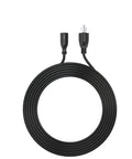 Extra Long 12 Foot Power Extension Cord For Home Office And Studio Setup 18 AWG NEMA 5 15P To 5 15R No Fuss Outlet Saver Heavy Duty 125V