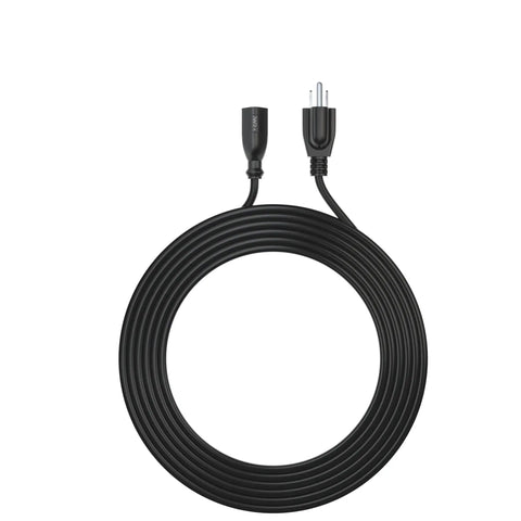 Extra Long 12 Foot Power Extension Cord For Home Office And Studio Setup 18 AWG NEMA 5 15P To 5 15R No Fuss Outlet Saver Heavy Duty 125V
