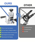 Comparison of dual drive wire stripper tool for scrap copper and DIY wiring versus traditional stripping tool