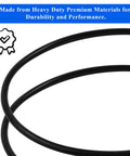 Replacement Sand Filter Pump Gasket Kit For Intex Pool Pumps 25013 O Ring Seals For Krystal Clear Systems Above Ground 266 Models Durable Valve O Ring Set Easy Leak Proof Replacement For Clean Water, black rubber O-rings