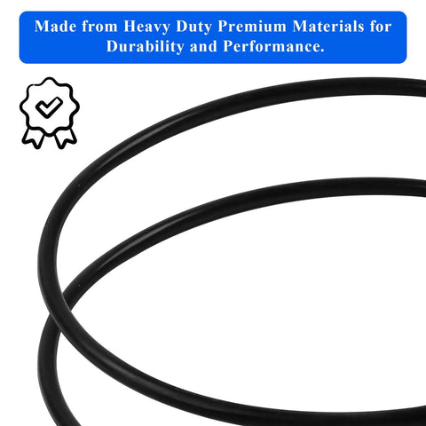 Replacement Sand Filter Pump Gasket Kit For Intex Pool Pumps 25013 O Ring Seals For Krystal Clear Systems Above Ground 266 Models Durable Valve O Ring Set Easy Leak Proof Replacement For Clean Water, black rubber O-rings