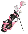 Pink Junior Girls Golf Set V3 With Oversized 15 Degree Driver Cavity Back Irons And Matching Bag For Right Handed Players Ages 4 To 7