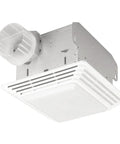Ventilation Fan And Light Combo For Bathroom And Home Keep It Fresh 50 CFM Exhaust 100 Watt Lighting White Finish with diffuser