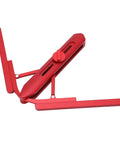 No Sweat Miter Saw Angle Duplicator Professional Grade Foldable Angle Finder Protractor For Crown Molding Baseboards Stairs Lightweight Aluminum showing red lightweight aluminum angle finder.
