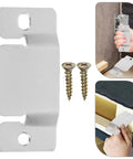 Heavy Duty Sectional Sofa Connectors 40 Piece Set Universal Furniture Joint Reinforcement Kit showing snap lock hardware and screws.