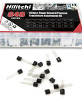 24-Value General Purpose Transistors Kit Pro-Grade Power Transistors Pack Of 840 NPN PNP 2N2222 S9018 BC327 BC558 Assortment case