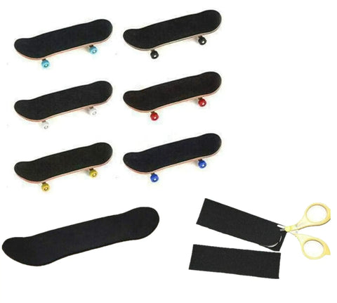 Six Pack Fingerboard Foam Grip Tape 110mm By 38mm Each Sheet Soft Grippy Foam Finger Tape For Tricks Grinds And Slides set