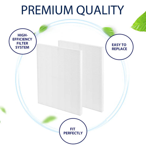 Replacement Filter For Winix D480 Air Cleaner Purifier True HEPA D4 Compatible Part 1712-0100-00 2 pack premium quality