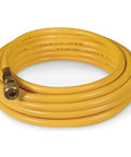 Replacement Input Air Hose 276005 Fits Miller C50 SAR System For Pros Who Want Sick Durability On The Job Site Preventing Zero Leaks So Your Life Support Stays Cool Under Pressure While You Work Hard All Day Long Without Hassle Keeps Performance. Yellow coiled air hose with metal fittings