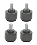 4 Pack Adjustable M8 Thread Foot Levelers For Furniture With Screw On Glide Feet Aluminum Alloy Construction Anti Scratch Floor Protectors