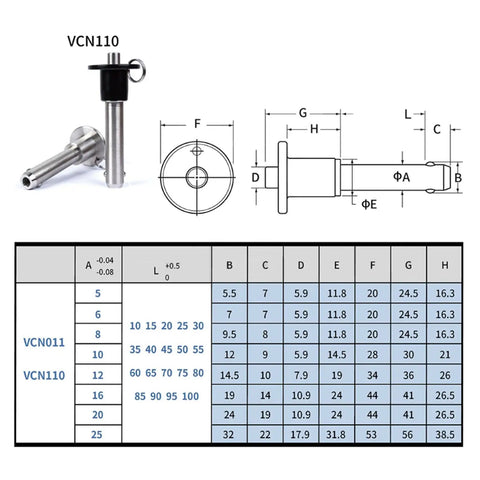 Solid Top Shelf Pro Grade Stainless Steel Quick Release Pin With Ball Lock Design Slick Button Action Heavy Duty Locking Fastener For Gym Gear And Garage Projects