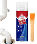 Transparent Waterproof Sealant Rapid Dry Spray Plugs Any Crack No Sweat Forms An Invisible Polymer Barrier next to pipes for leak repair.