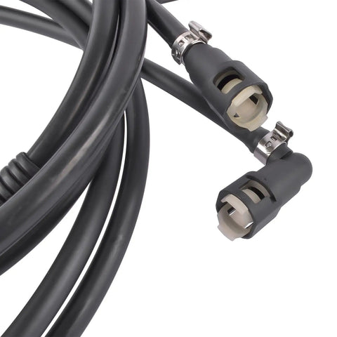 Complete Fuel Line Kit For Chevy Cobalt G5 Ion 2.2L 2003-2010 Includes Supply Vapor Lines Filter Bracket Couplers And Zipties For Quick Auto Repair Jobs, black fuel hoses with quick-connect fittings