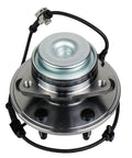 Front view of Front Wheel Hub And Bearing Assembly Compatible With Cadillac Escalade 2002-2006 Front RWD Chevrolet Avalanche