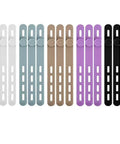 Reusable Silicone Cable Ties Cord Organizer Set For Charger Cables Hair Dryers And Home Office Cables Flexible Wraps 15 Pack