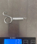 Heavy Duty Stainless Steel Sliding Bolt Lock And Spiral Spring Hardware Set For Rabbit Cage Door Latch, spiral spring weighing 13 grams.