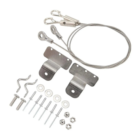 Heavy Duty Adjustable Stainless Steel Hatch Latch Lanyard Cable For RV And Yacht Doors, Rock Solid Wire Drawstring Kit accessories