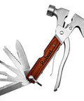 18 In 1 Multifunctional Stainless Steel Tool Set With Axe Hammer Knife Bottle Opener Screwdriver And More Free Engraving