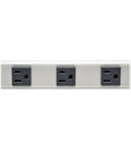 12 Outlet Long Power Strip With 6 Foot Cord For Dorm Rooms Workbenches Shops And Garages, Beefy Heavy Duty Metal Housing