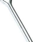 Close-up of a metal cotter pin featuring the bulb head, part of a 100-pack 3/16 x 1-3/4 inch for secure locking and easy insertion.