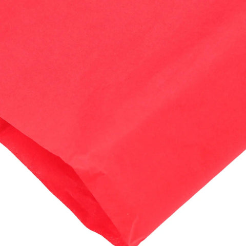 Ultra Thin Tissue Paper Sheets 66x50cm 40 Pack with high light transmission for crafting gift wrapping and DIY projects in red color.