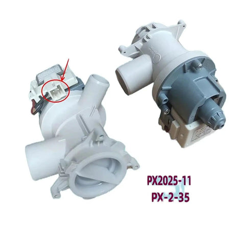 Drain Pump Motor Replacement for Drum Washing Machines Universal Fit for BEKO and Similar Models Restores Fast Draining Performance with Durable Plastic and Metal Housing Plug and Play Easy Install, PX2025-11