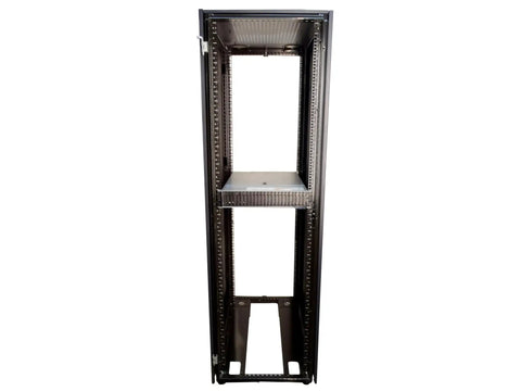 Heavy Duty Used 2u Rack Server Featuring Dual Xeon Gold 5122 Cpus One Tera Ecc Ram Four 3.2Tb Nvmes Rack Mount Rails Plus Killer Networking Gear For Beast Mode Workflows, empty rack mount chassis.