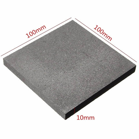 Heavy Duty Square Block Electrode Plate 100x100x10mm For Electrical Projects With Excellent Conductivity and Thermal Stability.