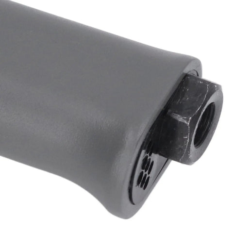 Close-up of the steel wear plate on the Heavy Duty 1 2In Air Impact Wrench Pneumatic Tool With Hammer Shell.
