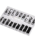 Small Screws Assortment Kit With 18 Kinds M1.2 M1.4 M2.0 Mini Micro Screws Set in a clear box for eyewear and watches repairs