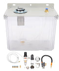 Rock Solid Heavy Duty Machine Tool Coolant Sprayer System Featuring Flexible Metal Hose 3 Liter Reservoir Magnet Base Solenoid Valve for CNC milling rigs.