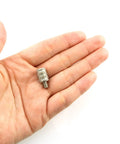 10 Pack 8X23Mm Cabinet Shelf Pins Nickel Plated Silver Finish For Glass And Wood Bookcases No Sweat Setup Heavy Duty Furniture Pegs in hand