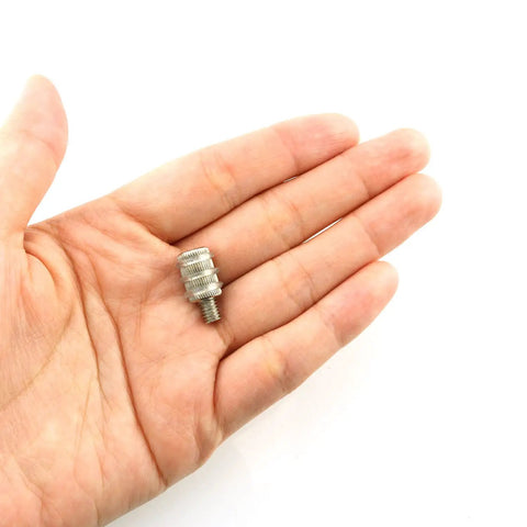 10 Pack 8X23Mm Cabinet Shelf Pins Nickel Plated Silver Finish For Glass And Wood Bookcases No Sweat Setup Heavy Duty Furniture Pegs in hand
