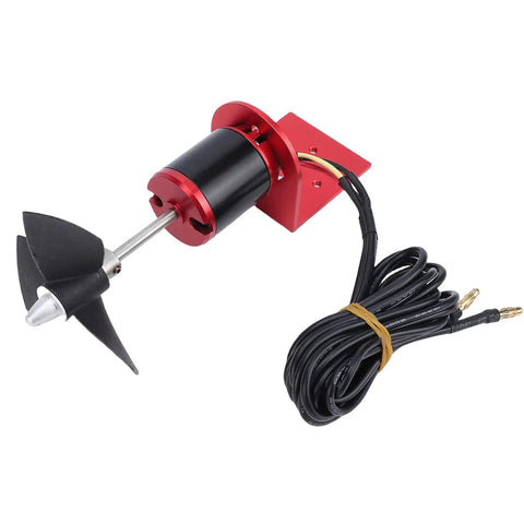 Underwater RC Boat Thruster With 3 Blade Propeller Brushless Motor Submarine Propulsion For Remote Control Boats 6 Kg Thrust