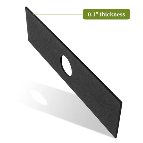 Side view of Two Pack 613223 Edger Blades Compatible With Seven And A Half Inch Edgers Replacement Blades For String Trimmer