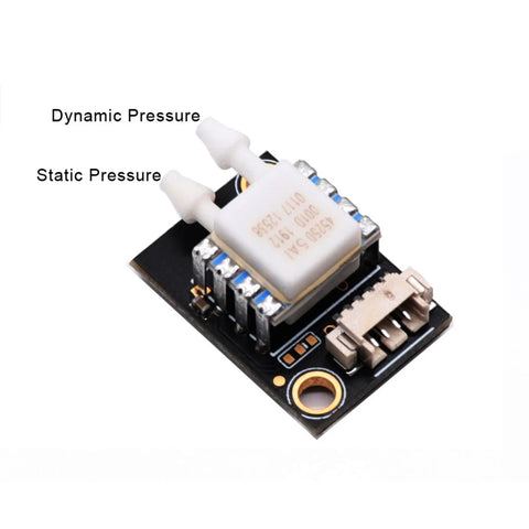 Airspeed Pitot Tube For Pixhawk PX4 Flight Controller GPS Digital PX4 Differential Airspeedometer module showing pressure ports.