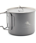 Ultralight Titanium 550ml Pot With Lid For Backpacking And Camping Lightweight Cookware