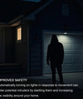 Motion Sensor LED Bulbs With 5500K Daylight No Hassle Auto On Off Lighting For Dusk To Dawn Security Motion Activated 13W 100W Equivalent E26 A19 Outdoor And Indoor 3 Pack Energy Saving at garage entry