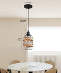 Dope Black Modern Pendant Lighting Set Two Pack Adjustable Pendant Light Fixture For Kitchen Island With E26 Bulb Base Easy To Install