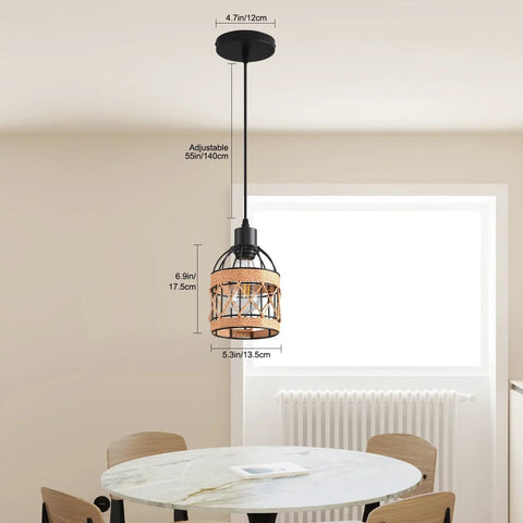Dope Black Modern Pendant Lighting Set Two Pack Adjustable Pendant Light Fixture For Kitchen Island With E26 Bulb Base Easy To Install
